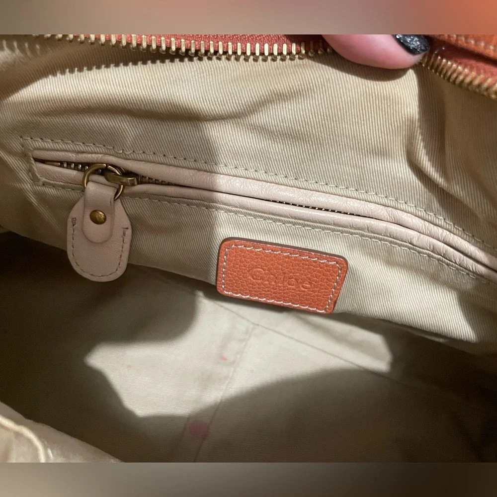Chloe Burnt Orange Medium Paraty Bag 🧡 - Picture 11 of 16
